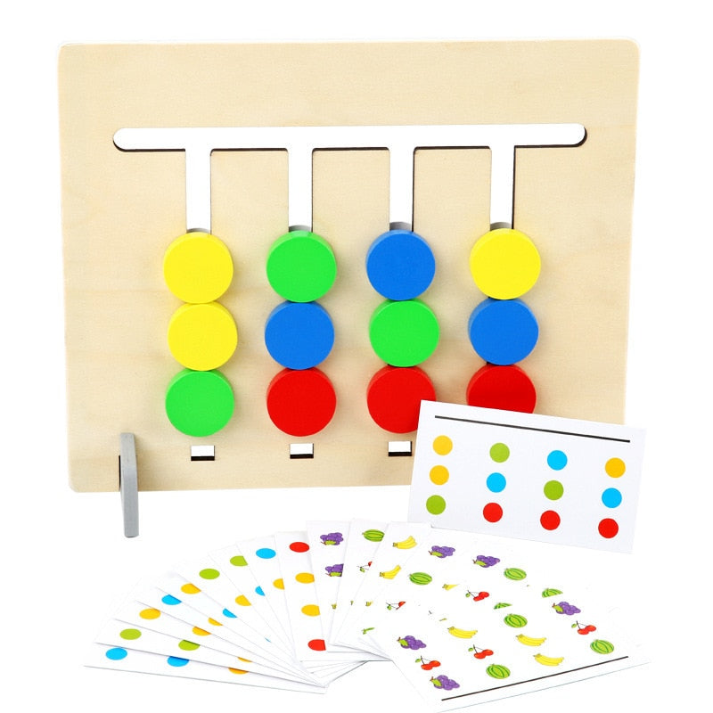 Woods™ | Logisch redeneren voor kinderen - Montessori sorteerpuzzel