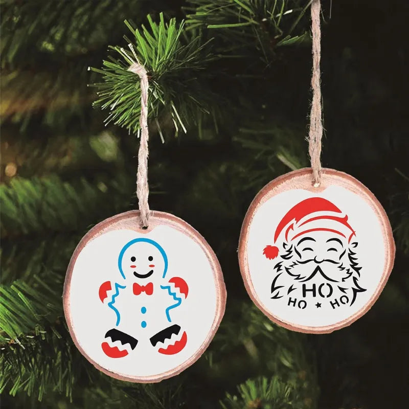 Magic Christmas Stencils™ - Glinsterende Kerstcreaties - Kerst sjablonen