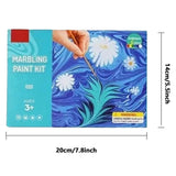 Water Marbling Verf Set™ - Kleurrijk kunstwerk op waterbasis | Verf set