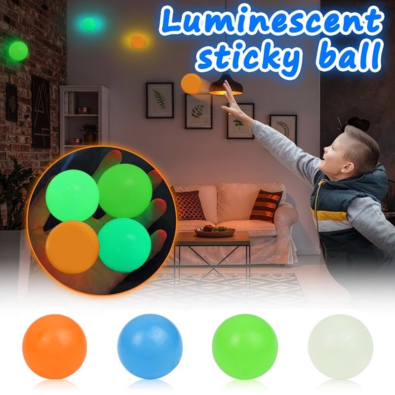 Stickyballs™ - Eindeloos plezier! - Veilige plakkende speelballen