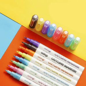 FluoroSketch Markers™ - Gloedvolle Creativiteit - Kleurrijke Stiften