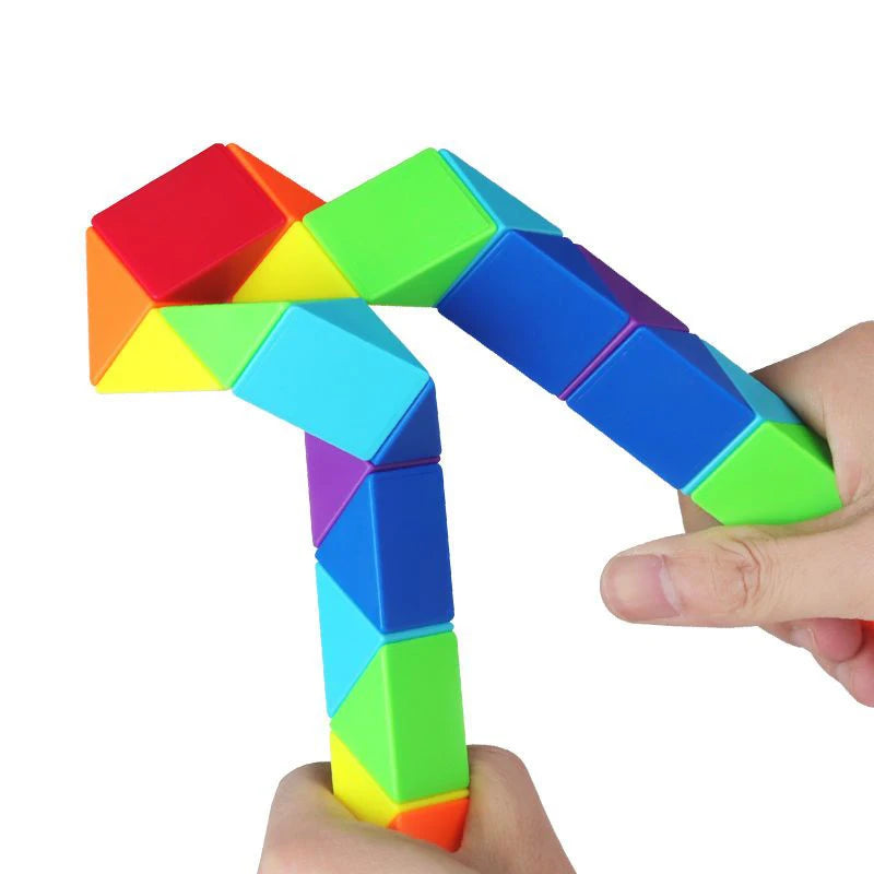 Rainbow Twister™ - Vouw en Speel Slim - Snake Cube