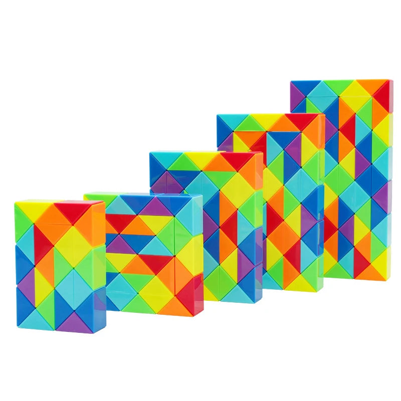 Rainbow Twister™ - Vouw en Speel Slim - Snake Cube