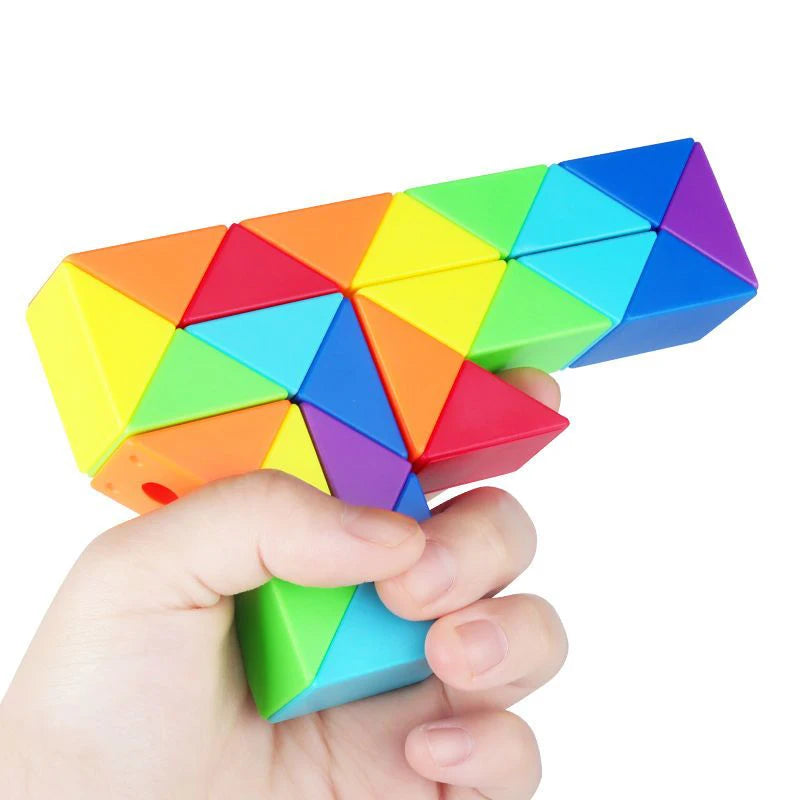 Rainbow Twister™ - Vouw en Speel Slim - Snake Cube