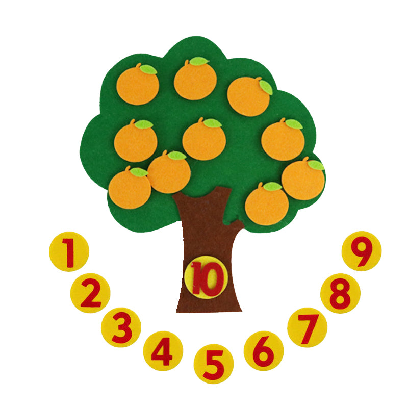 Felt Math Tree™ - Fruitige getallenjacht - Vilten Rekenhulpje